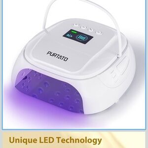 White rechargeable UV LED Nail Lamp